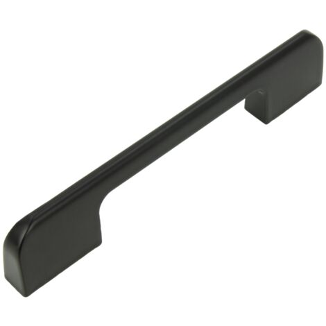 Tirador para mueble negro de 96 mm