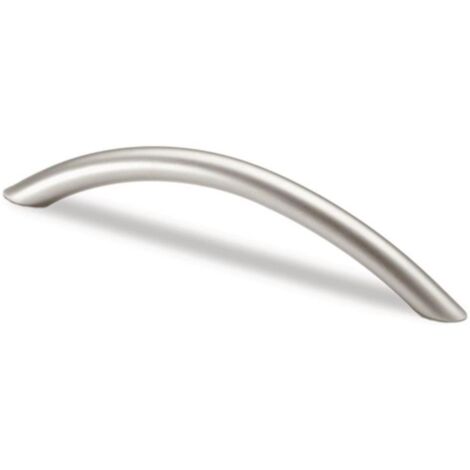 Tirador para mueble Nicia acero niquelado mate 96 mm Ø 10 mm HETTICH