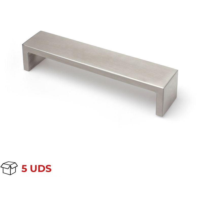 

Tirador Asa Mueble | Estilo Contemporáneo | Fabricado en Inox | Acabado en Inox Mate | Distancia Entrepuntos: 192 mm | Medidas 281*134*57 mm |