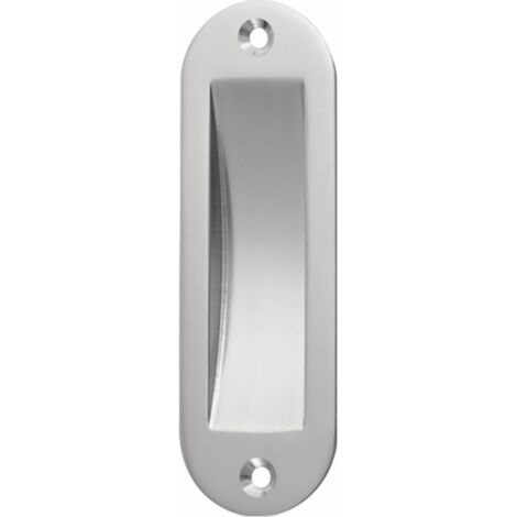 Tirador para puerta corredera alu.silverf.elox.ov.2xD.5mm L.120mm W.40mm HERMETA