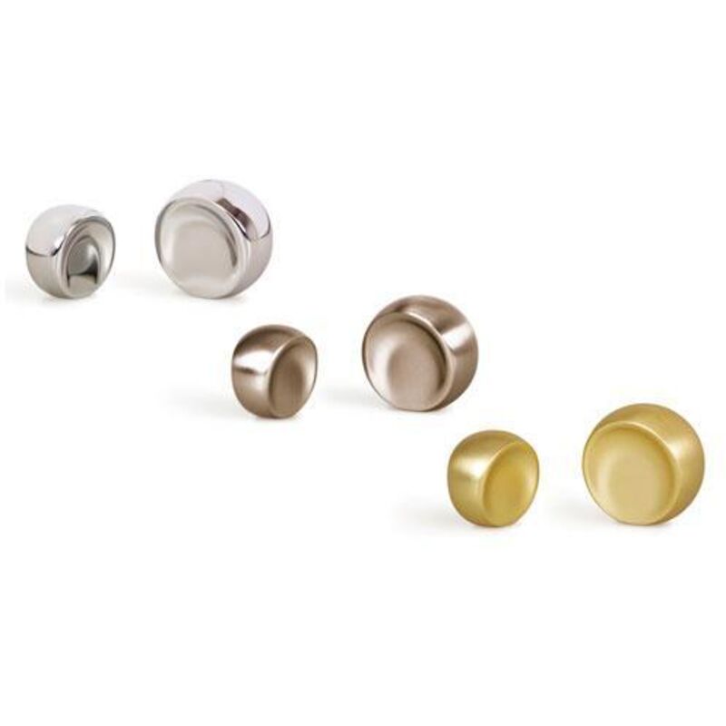 Viefe - pomo zamak ball acabado cromo brillo dist. agujero diam.29