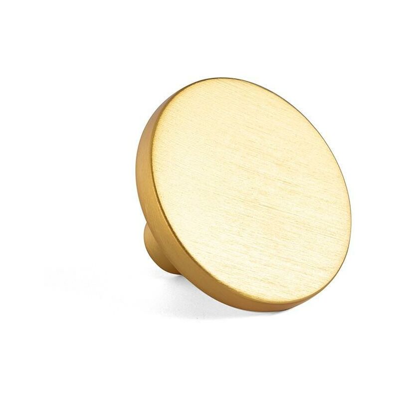 

Pomo zamak modelo como acabado oro cepillado medida tirador ø41 - Mibricoplus