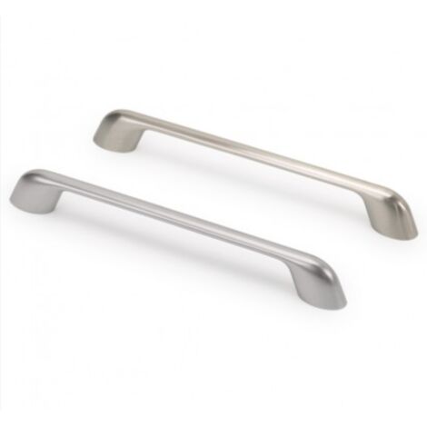 Tirador Profab 1830 - Niquel cepillado. 247x20/11x31mm. Entrepuntos 192/224mm.