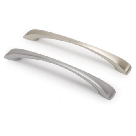 Tirador Proflex 1810 - Niquel cepillado. 247x26/10x32mm. Entrepuntos 192/224mm.