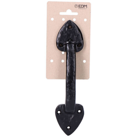 Tirador puerta 210mm forja negro