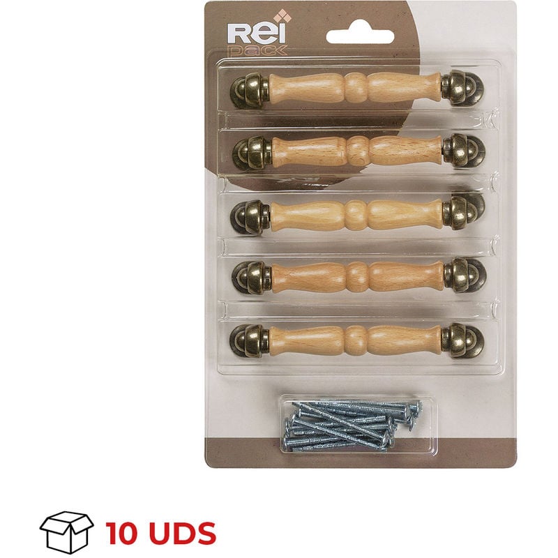 

Tirador Asa Mueble | Estilo Rústico | Fabricado en Haya-Zamak | Acabado en Haya L,transparente | Distancia Entrepuntos: 96 mm | Medidas 134*93*82 mm