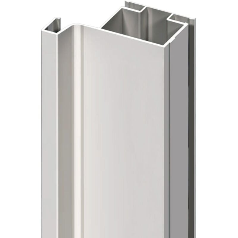 

Tirador Simple Vertical 16 mm Modelo Gola 2500 mm Plat a Mate Film protección individual - Plata Mate