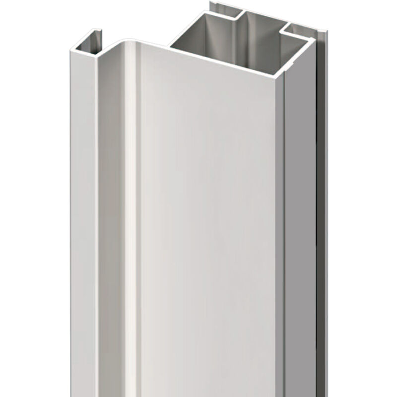 

Tirador Simple Vertical 16 mm Modelo Gola 2500 mm Inox Film protección individual - Efecto Inox