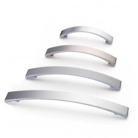 Tirador Stripe 7681 - Cromo mate. 195x24x27mm. Entrepuntos 160mm.
