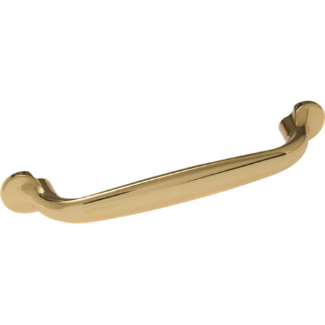 Tirador Sui 7031 - Dorado brillo. 126x13x26mm. Entrepuntos 96mm.