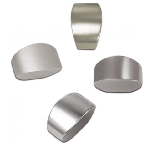 Tirador Tip 8830 - Niquel cepillado. 30x19x19mm.