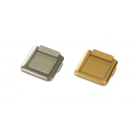 Tirador Toka 3252 - Cromo brillo/Pintado plata. 35x23x35mm. 28x6mm.