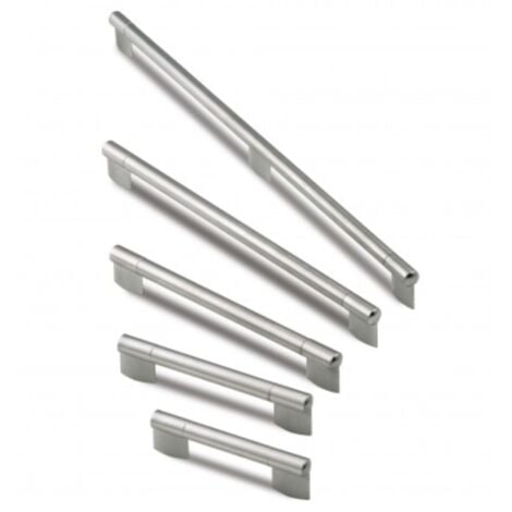 Tirador Toru 7000 - Inoxidable cepillado. 926x14x35mm. Entrepuntos 896mm.
