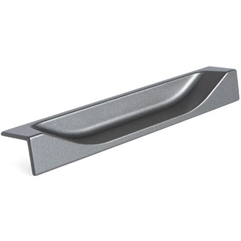 tirador zamak embutir salin acabado grafito dist. agujero dist. 64mm.