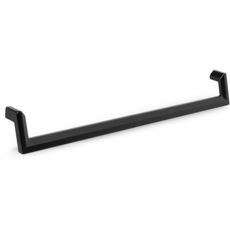 tirador zamak modelo celso acabados negro mate y oro satinado acabado negro mate dist. agujero dist. 320mm.