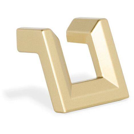 tirador zamak modelo celso acabados negro mate y oro satinado acabado oro satinado dist. agujero dist. 32mm.