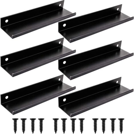 tiradores negros para cajones de armarios de cocina (150 mm, negro)