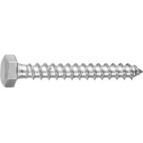Tirafondi Masidef DIN 571 zincati bianco 8x60 1 Kg