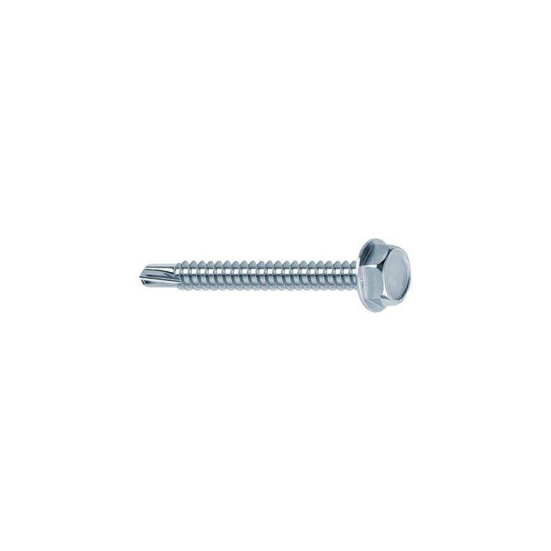 Vite autoperforante metallo drillex Mustad tecc zincata bianca mm 4,2X13