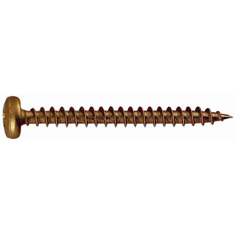 

TRPO40025 - Tornillo tirafondo pozidriv cabeza alomada filete 40 lubrificado bicromatado 4.0 x 025 - Index