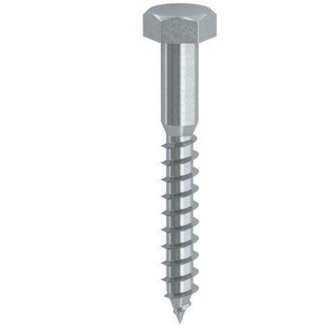 TIRAFONDO TE 12 X180MM ZINCATO 25 PZ