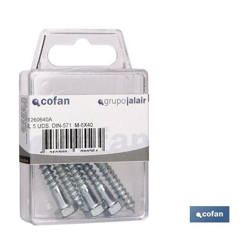 

Tirafondo bl 2 uds din-571 m-8x80 venta unitaria