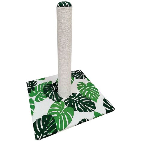 Tiragraffi a colonna Green Leaves High per gatti