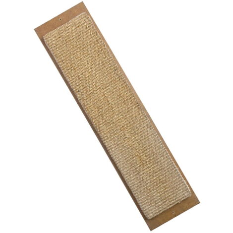 Tiragraffi in legno e sisal appendibile con catnip per gatti