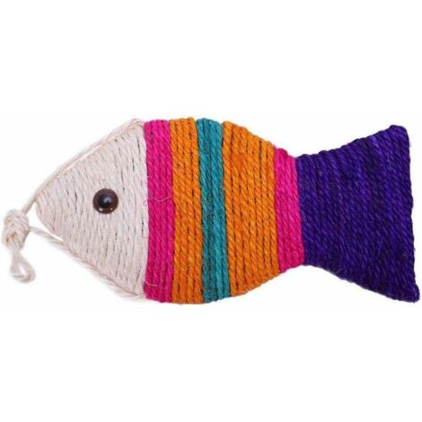 TIRAGRAFFI PER GATTI FORMA DI PESCE GIOCHI GIOCO 25CM. ART-14222-223