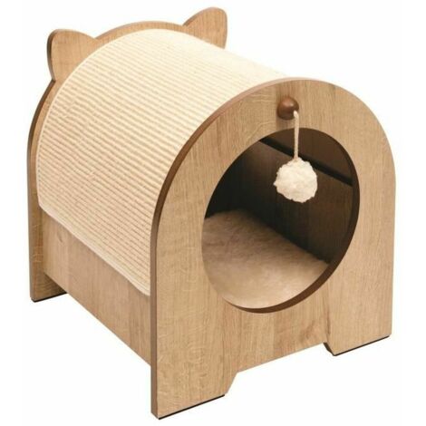 Tiragraffi per Gatti Vesper Beige 40 X 44 X 23 CM