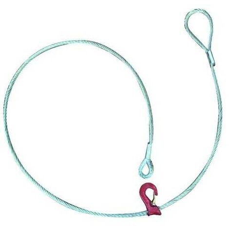Tirants en zinc avec 133 fils, crochet coulissant, 3 m, diamètre 12 mm