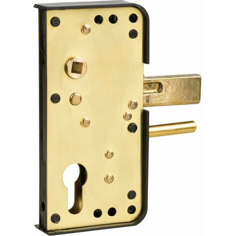 Tirard – Serrure électrique verticale à fouillot – Clé I – Axe 46 mm – Coffre acier zingué 145x71x22 mm – Pour portails PVC et aluminium