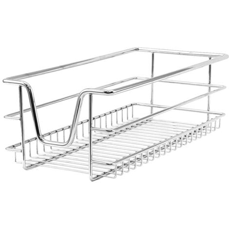 Tirare Fuori Cestini in Acciaio da Cucina Cestelli Organizzazione Credenza da 30cm