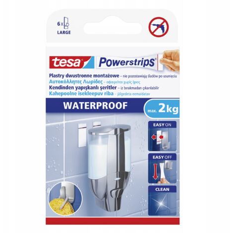 Tiras autoadhesivas impermeables tesa POWERSTRIPS