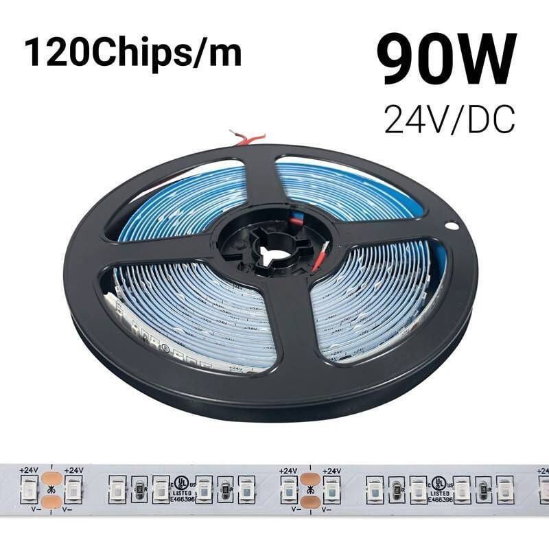 

Barcelona Led - Tiras LED de colores 24V-DC 90W monocolor IP20 Rollo 5 metros | Rosa