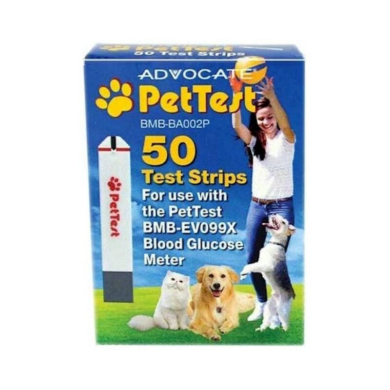 

Tiras P/glucometro Pettest 50u