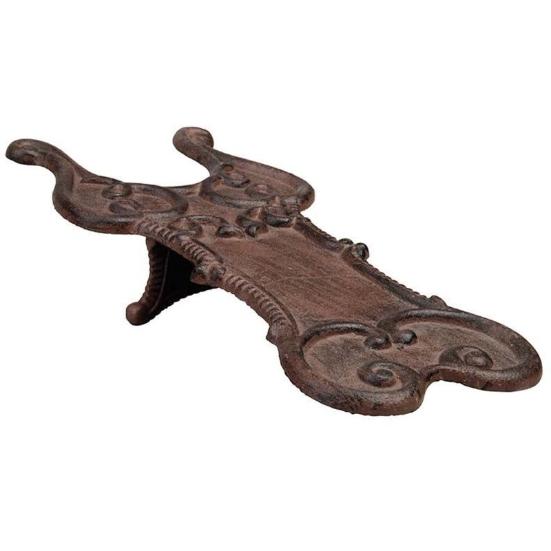 Esschert Design – Tire-botte en fer forgé rouille – Largeur 10 cm – Pour retirer facilement vos bottes – Décoration vintage intérieure