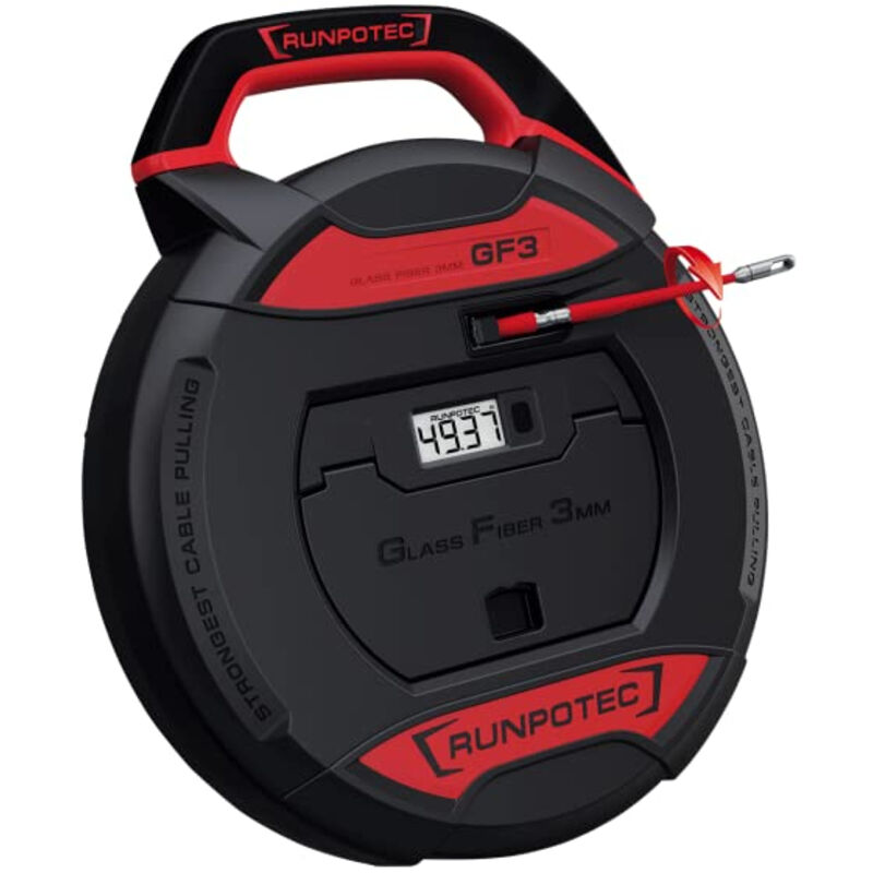 Runpotec - Système de tirage de câbles GF3 avec compteur pour tube ø 10-50mm, en 30 m