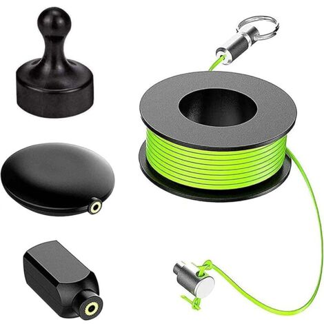 Tire-câble magnétique, système de guidage de tirage de câble magnétique, tire-fil magnétique, aide efficace au tirage de câble pour diverses surfaces et tubes (section A)
