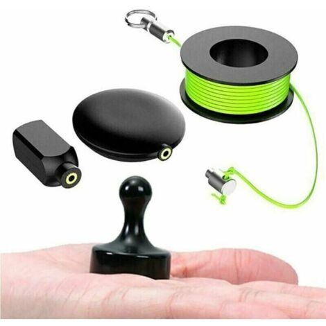 Tire-câble magnétique, tire-fil magnétique flexible, facile à utiliser, convient pour tirer des câbles, des fibres optiques et des fils électriques.