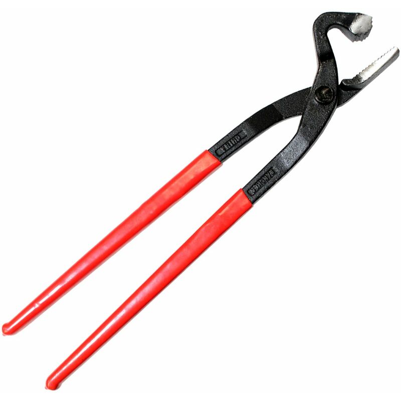 Tire-clou courbé avec pellet et poignée plastifiée