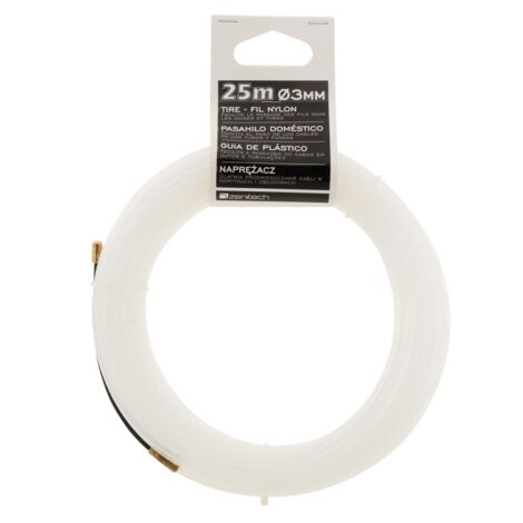 Tire fil nylon diamètre 3 mm longueur 25 mètres