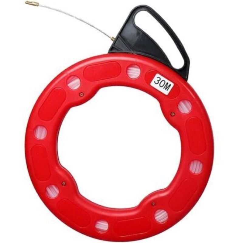 Tire Fils Électricien Aiguille Tire-Fil en Fibre de Verre Ø 4mm 30M