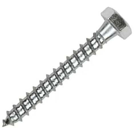 Tire fond acier zingué, 8 x 80 mm, 25 pièces