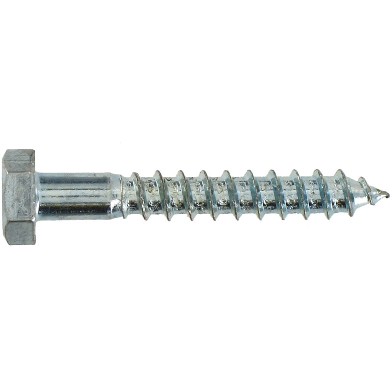 Tirefond acier zingué 8x50 Vybac 50 pce Vynex