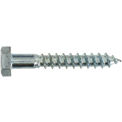Tirefond acier zingué 8x50  Vybac 50 PCE - VYNEX