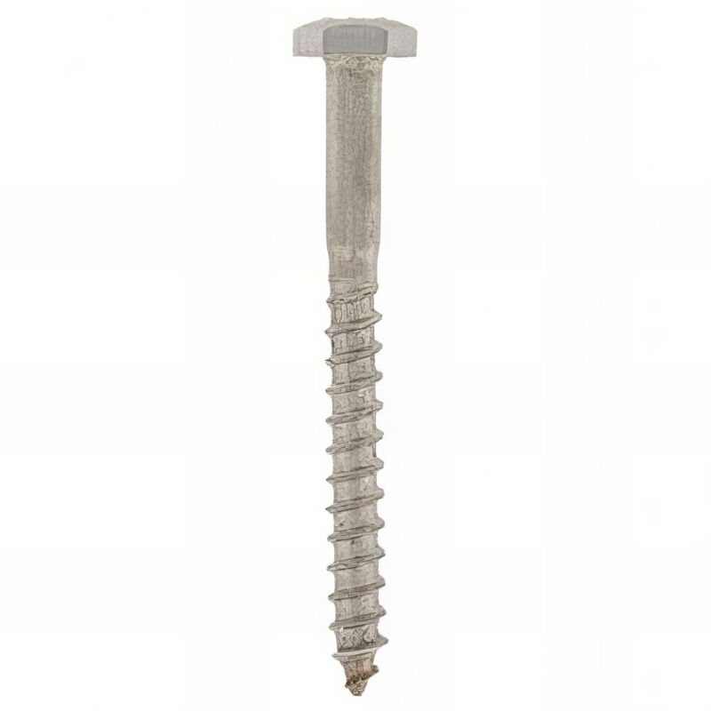 Tirefond bois tête hexagonale 8 x 140 mm inox A4 - Boite de 50 pcs Fixtout TIR08140A4