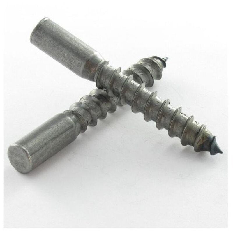 Vis Express - Tirefond Sans tête 10X80 Filetée sur 50 Acier brut-100 pièces