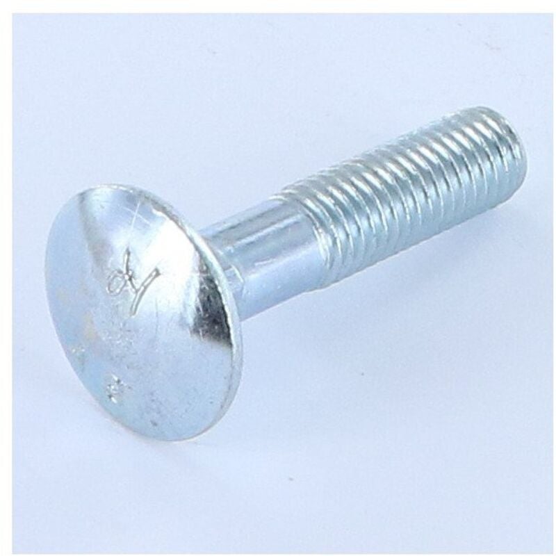 Trcc japy tête ronde collet carré Filetage partiel M10X45 Acier zingué-100 pièces