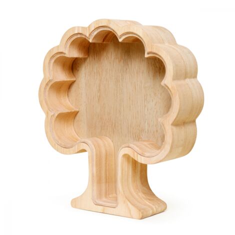 Tirelire arbre H18cm Kikkerland Naturel